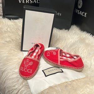 BNIB Toddler Gucci Espadrilles Size 8